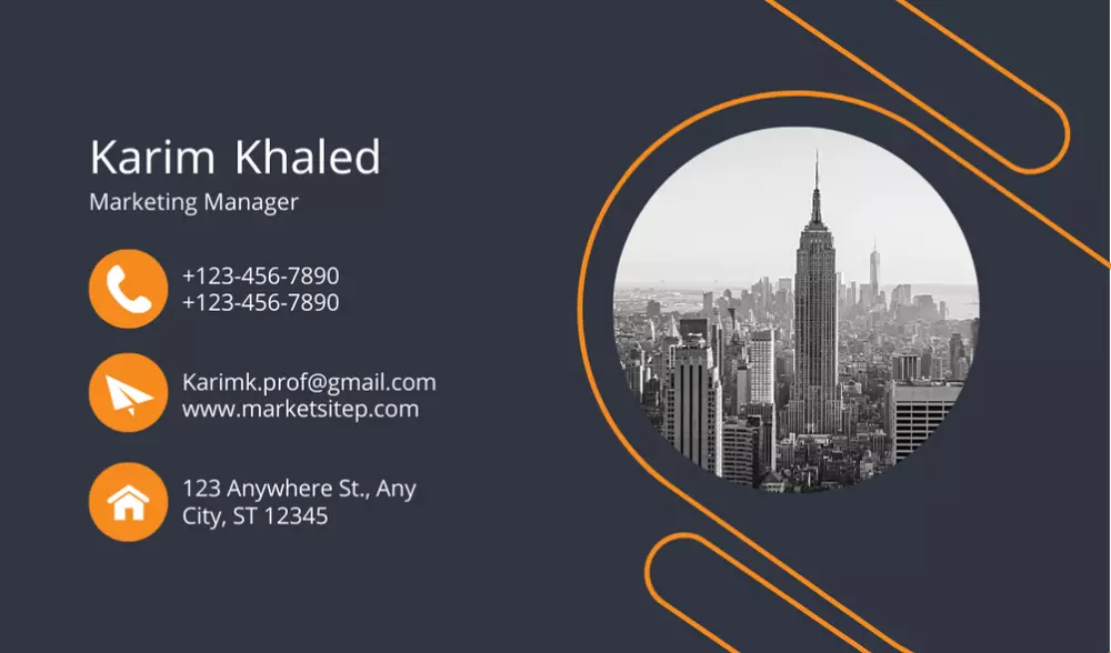 بطاقة عمل مميزه واحترافية Business Card