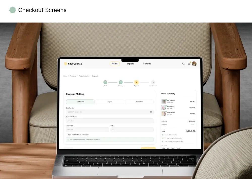 تصميم واجهات UI UX احترافية للمتاجر الإلكترونية