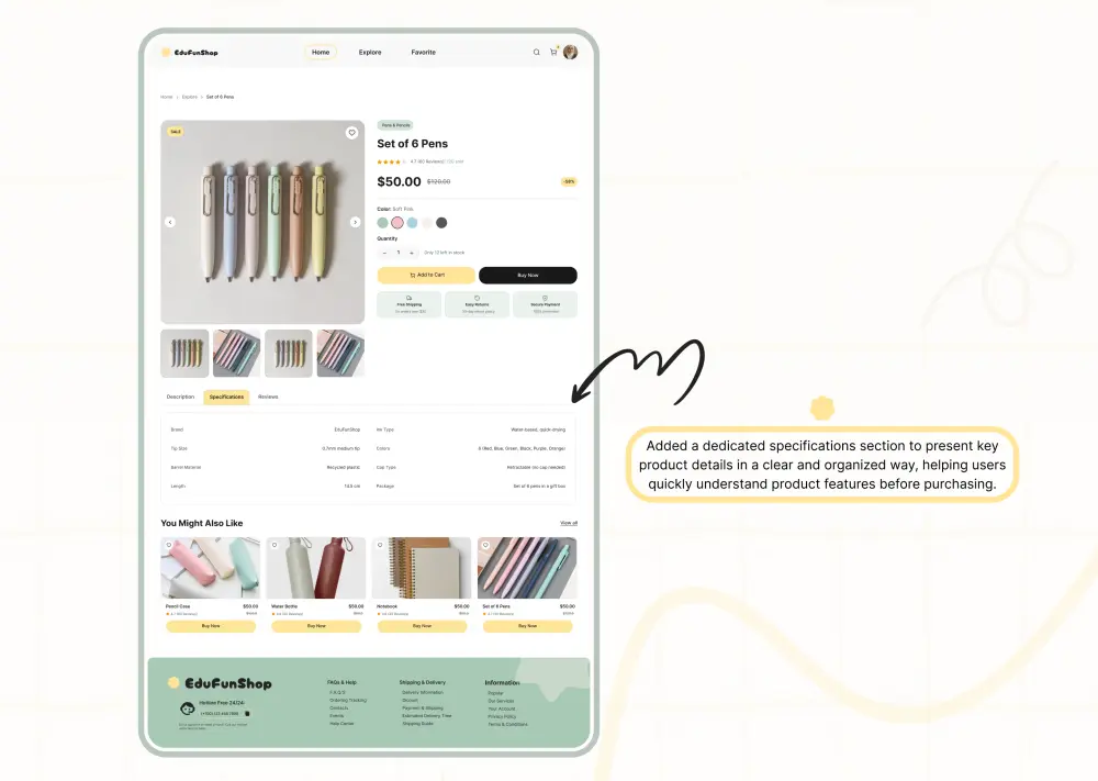 تصميم واجهات UI UX احترافية للمتاجر الإلكترونية
