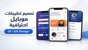 تصميم واجهة مستخدم (UI) عصرية وجذابة لتطبيق أندرويد صفحة واحدة