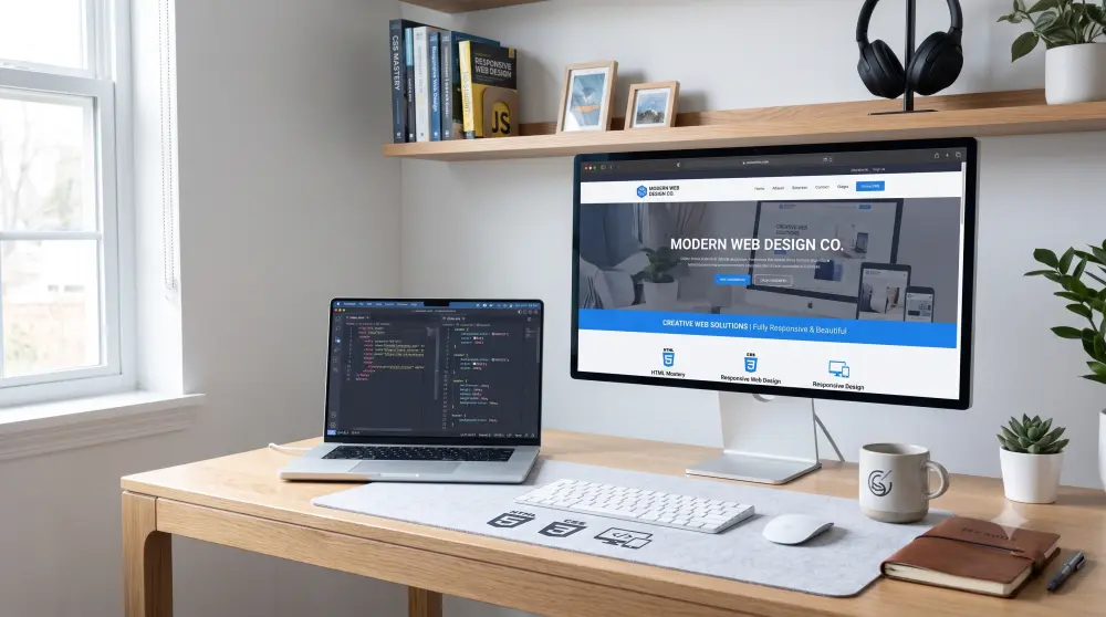 تحويل تصميم Figma أو PSD إلى صفحة HTML CSS احترافية ومتجاوب مع جميع الاجهزة.