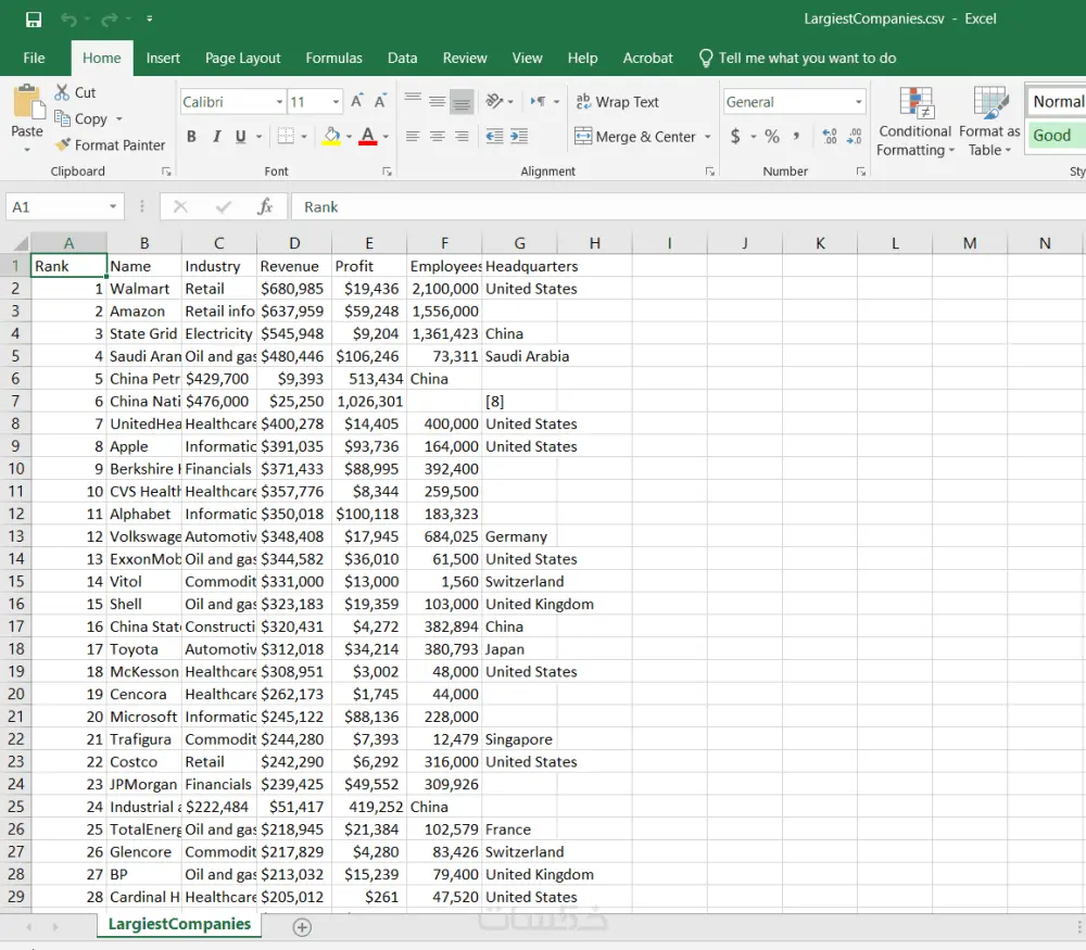 استخراج البيانات من المواقع وتحويلها إلى CSV أو Excel