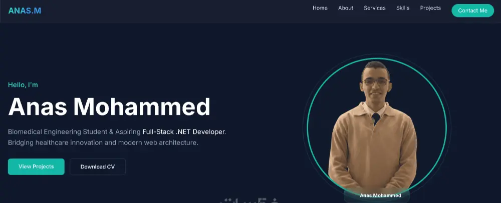 إنشاء موقع Portfolio احترافي ومتجاوب من صفحة واحدة مقابل 5 دولارات