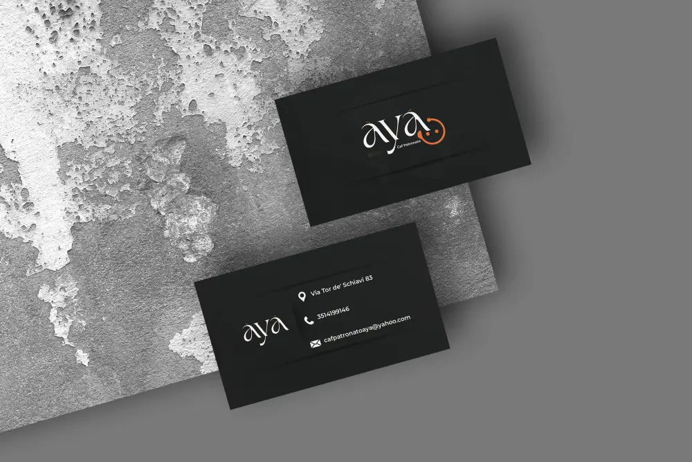 تصميم كرت شخص business card