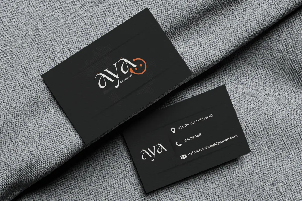 تصميم كرت شخص business card