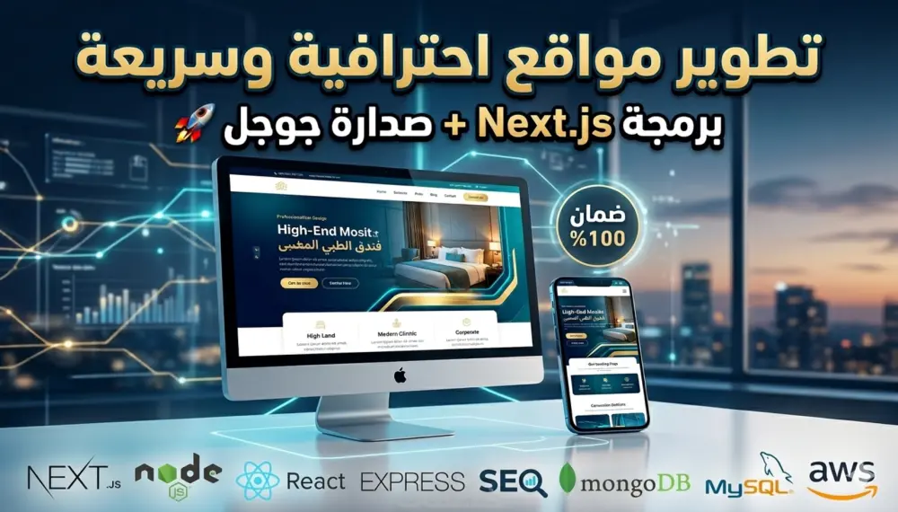 تطوير مواقع ويب مخصصة واحترافية