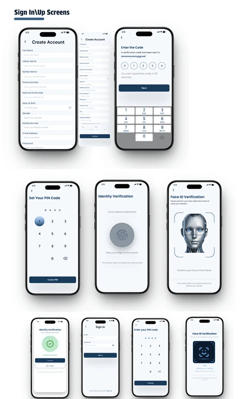 تصميم UI/UX متكامل للتطبيقات مع Prototype تفاعلي بـ Figma