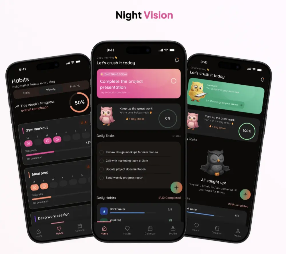 تصميم UI/UX متكامل للتطبيقات مع Prototype تفاعلي بـ Figma