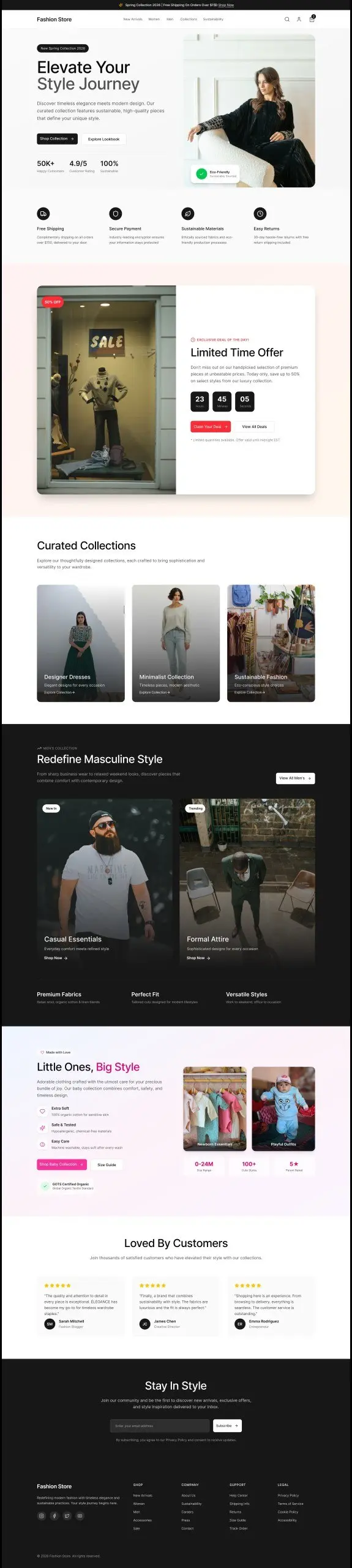 تصميم صفحات هبوط (Landing Pages) احترافية وعصرية بـ Figma