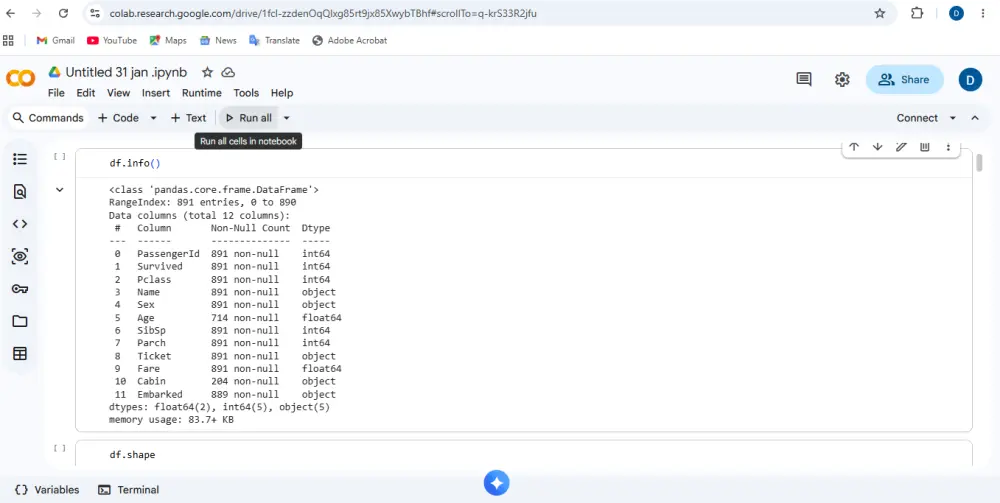 تنظيف وتجهيز البيانات باستخدام Python🐍
