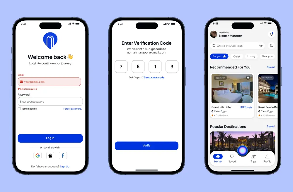 تصميم UI/UX احترافي لتطبيقات الموبايل الحديثة