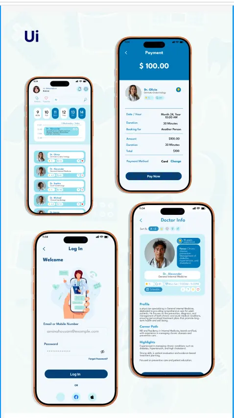 سأصمم واجهات UI/UX احترافية للمواقع والتطبيقات باستخدام Figma