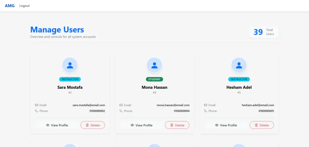 برمجة موقع إلكتروني متكامل (Backend & Database) باستخدام تقنيات .NET