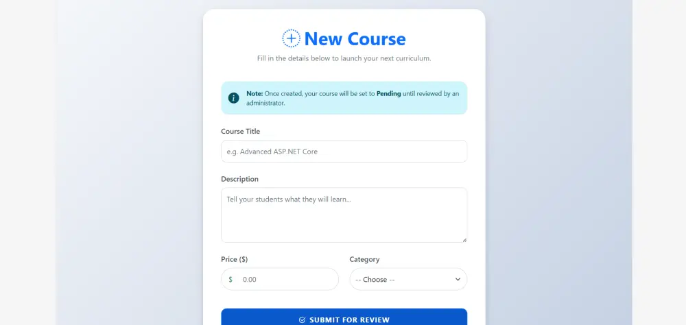 برمجة موقع إلكتروني متكامل (Backend & Database) باستخدام تقنيات .NET