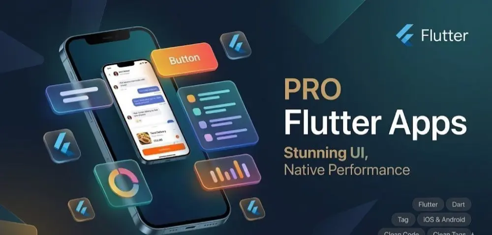 برمجة وتطوير تطبيقات أندرويد و iOS باستخدام Flutter