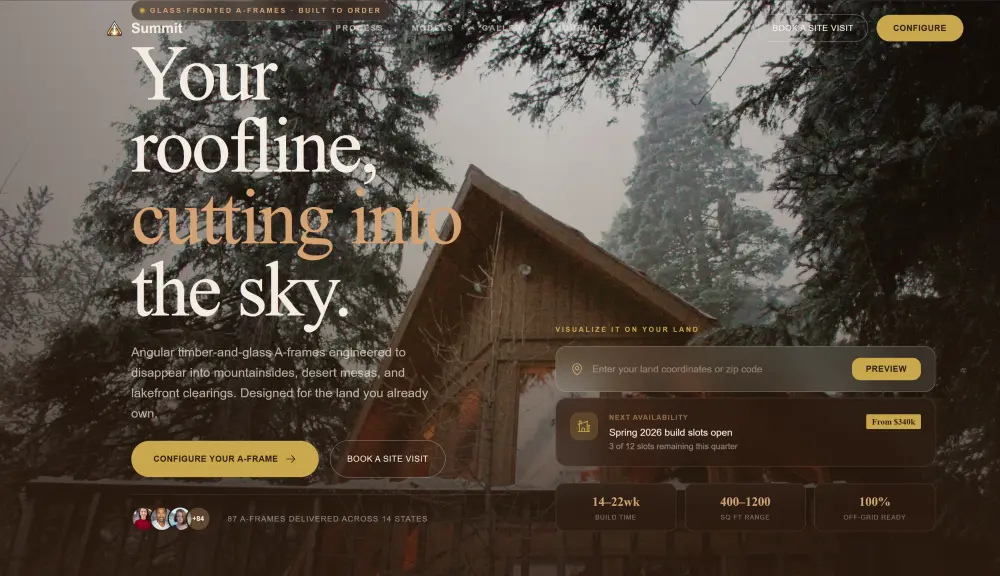 تصميم صفحه هبوط Landing Page بتصميمات عصريه Responsive