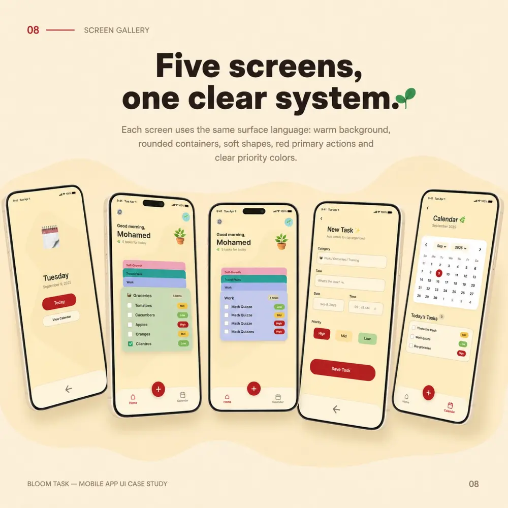 تصميم واجهة تطبيق موبايل UI UX بشكل احترافي
