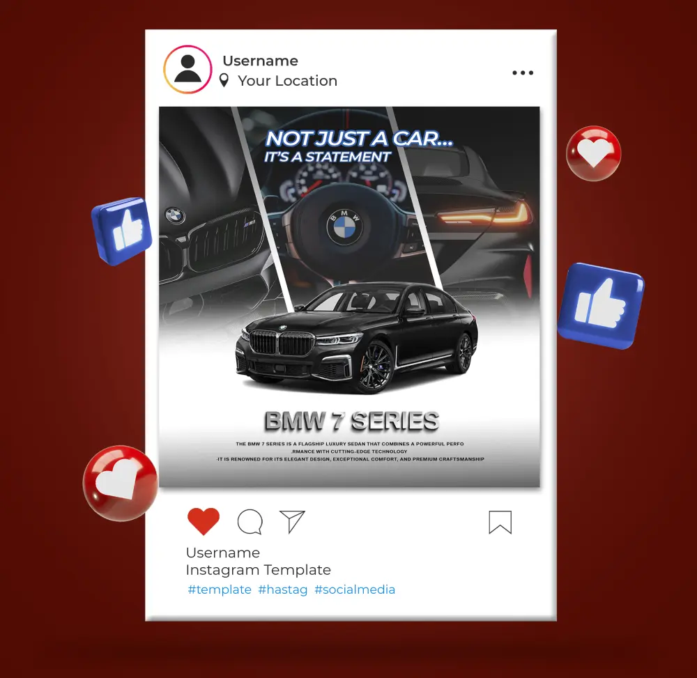 تصميم منشورات سوشيال ميديا احترافية وجذابة لمختلف المجالات