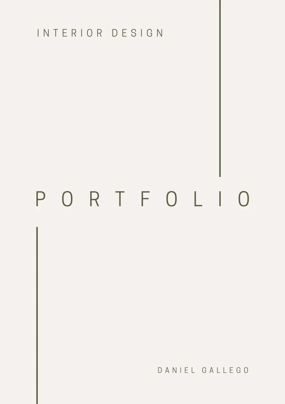 تصميم portfolio ع كانفا