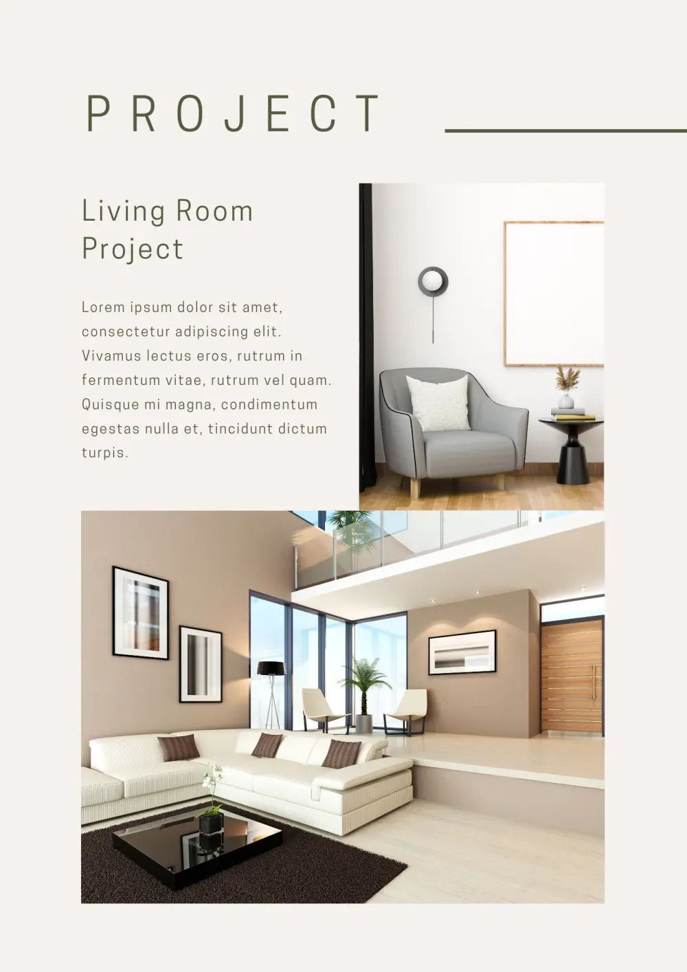 تصميم portfolio ع كانفا