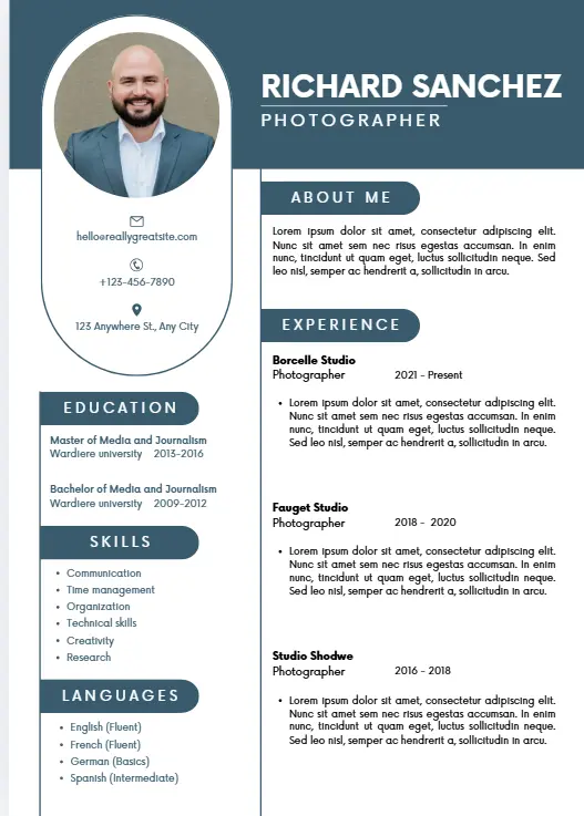 تصميم CV احترافي يجذب أصحاب العمل