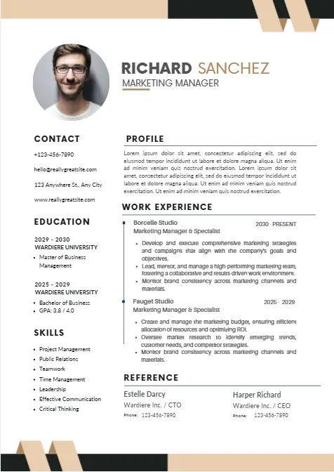 تصميم CV احترافي يجذب أصحاب العمل