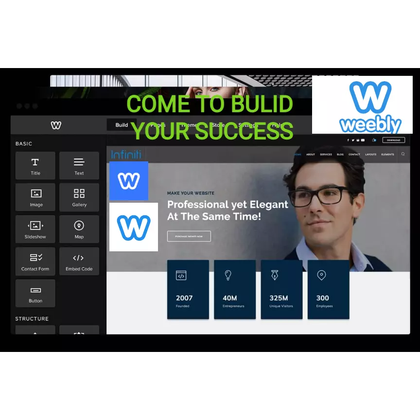 تصميم متجر احترافى على WEEBLY