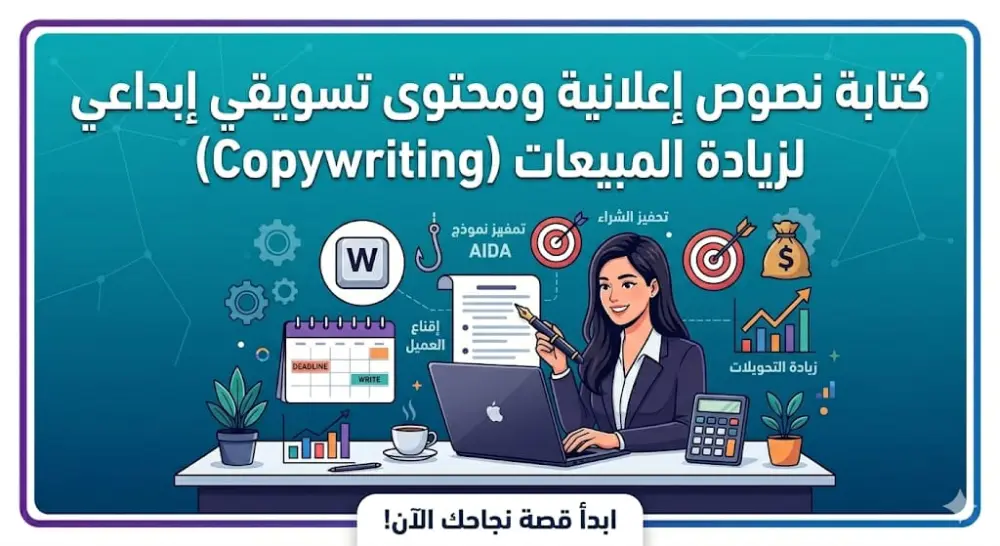 كتابة نصوص إعلانية ومحتوى تسويقي إبداعي