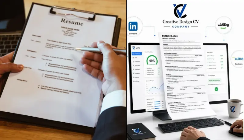 تصميم سيرة ذاتية احترافية ATS + بروفايل لينكدإن | تضمن لك مقابلات أكثر