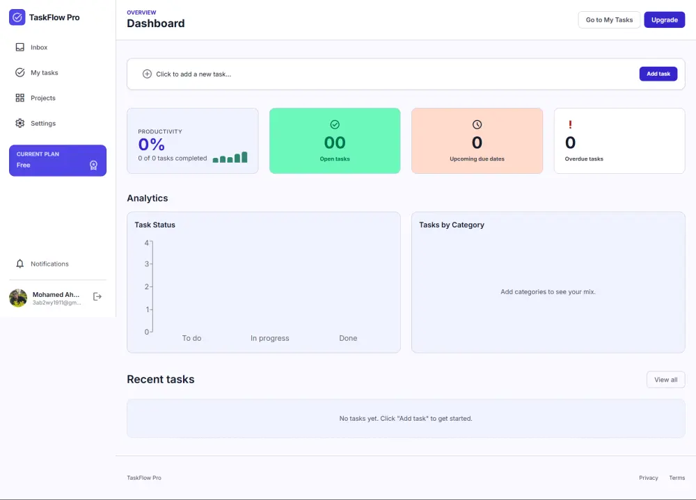 إنشاء لوحة إدارة Dashboard احترافية باستخدام React