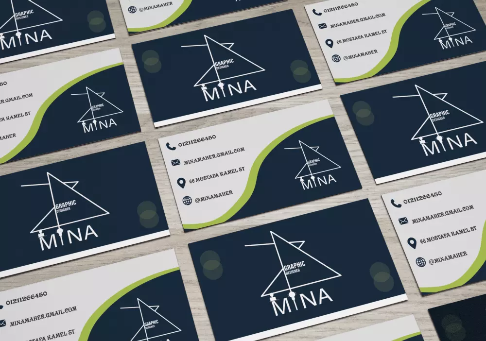 تصميم  business card احترافية