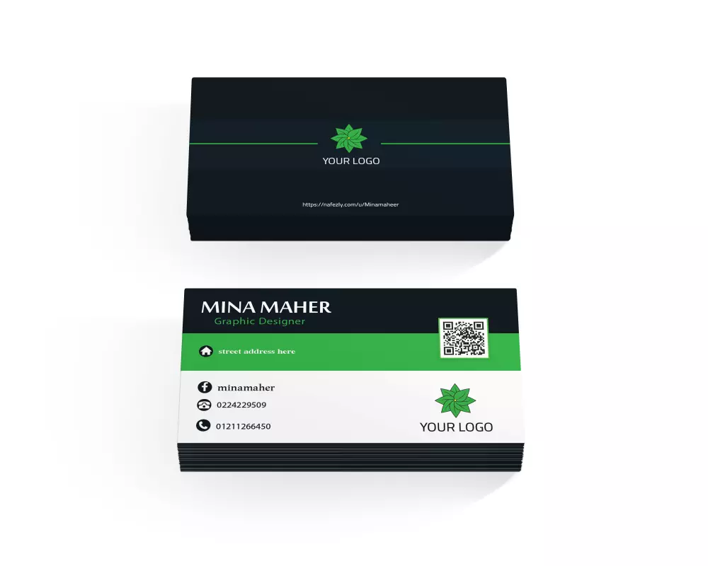 تصميم  business card احترافية