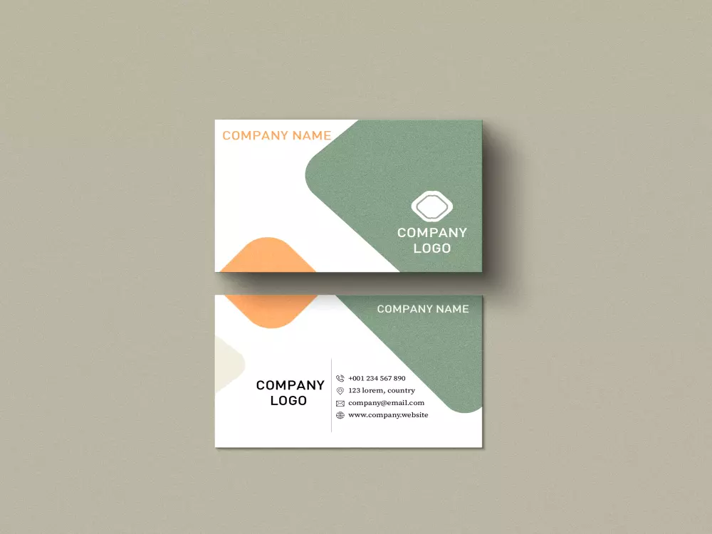 تصميم بطاقة عمل احترافي غير تقليدي