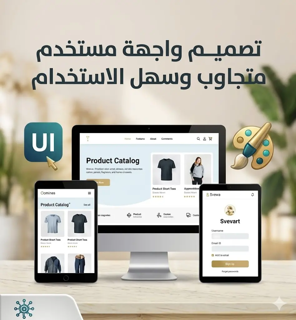 بناء وتطوير موقع إلكتروني متكامل وجاهز (Front-End & Back-End)