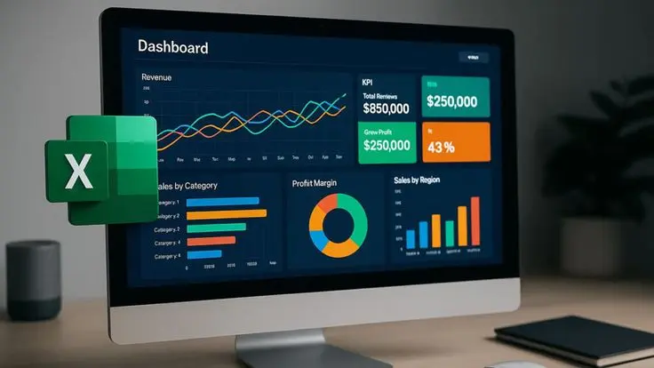 تصميم Dashboard مميزة باستخدام Excel و Power bi