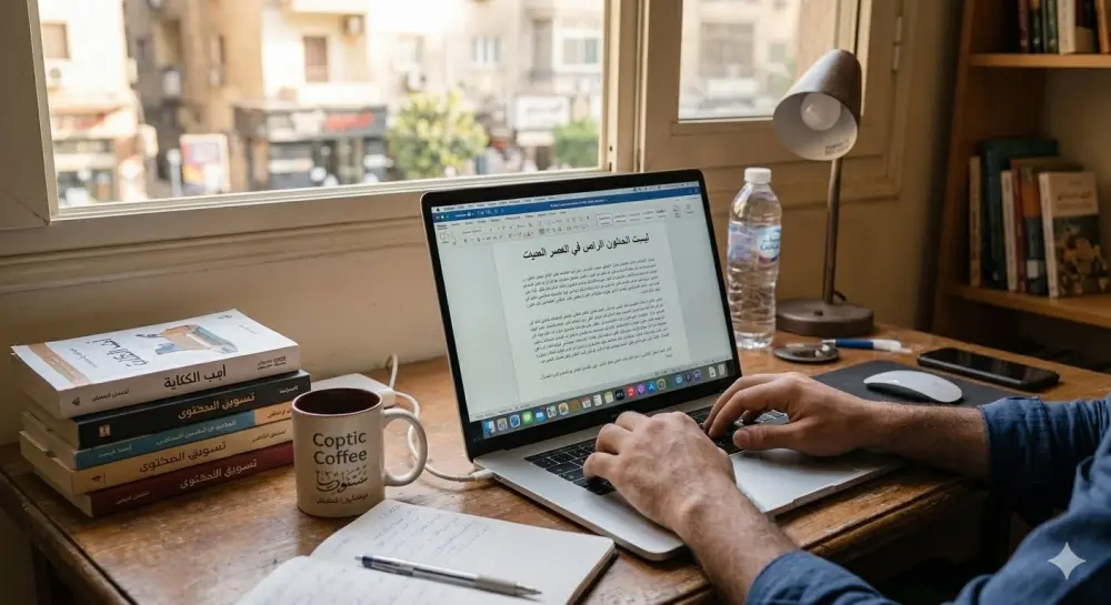 كتابه محتوى يساعدك فى توصيل المعلومه اسرع