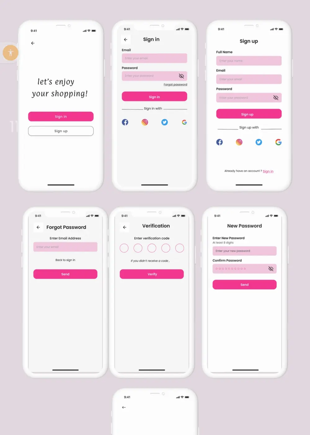 تصميم مواقع ui ux design عن طريق فيجما