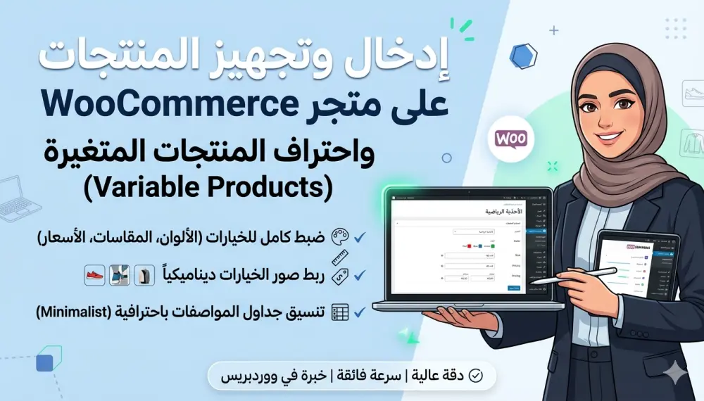 إدخال وتجهيز المنتجات على متجر WooCommerce