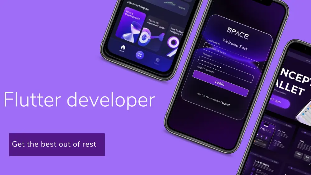 برمجة وتطوير تطبيق أندرويد وآيفون متكامل باستخدام Flutter