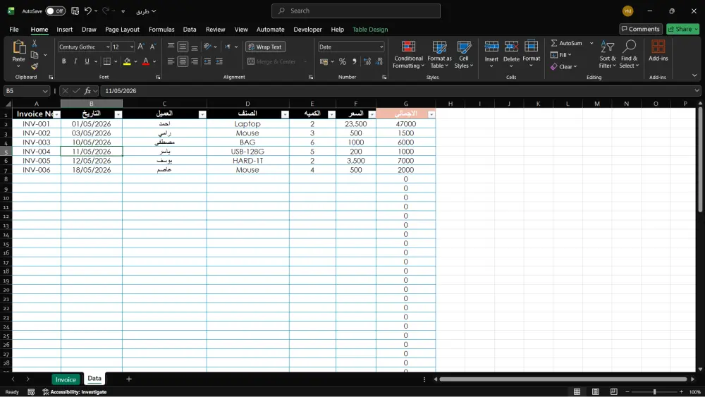 Data Entry