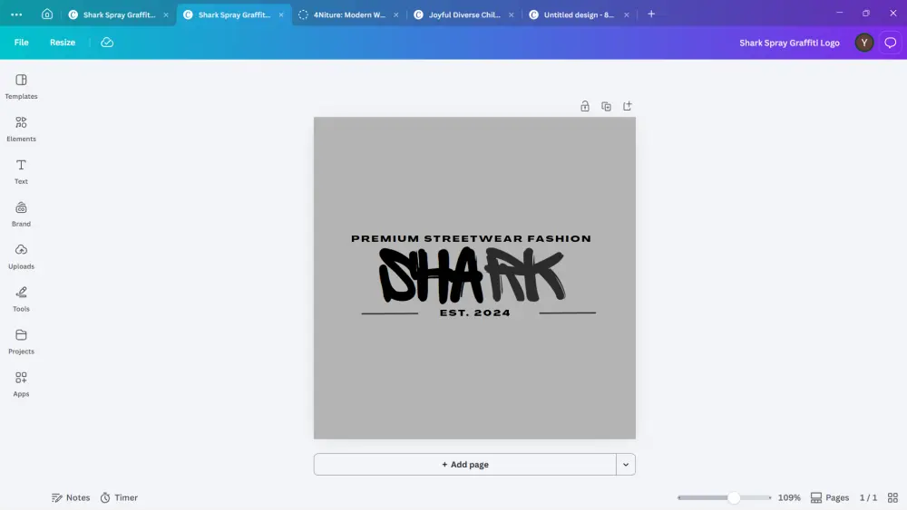 تصميم شعار/لوجو (Logo) شخصي او لبراند تجاري