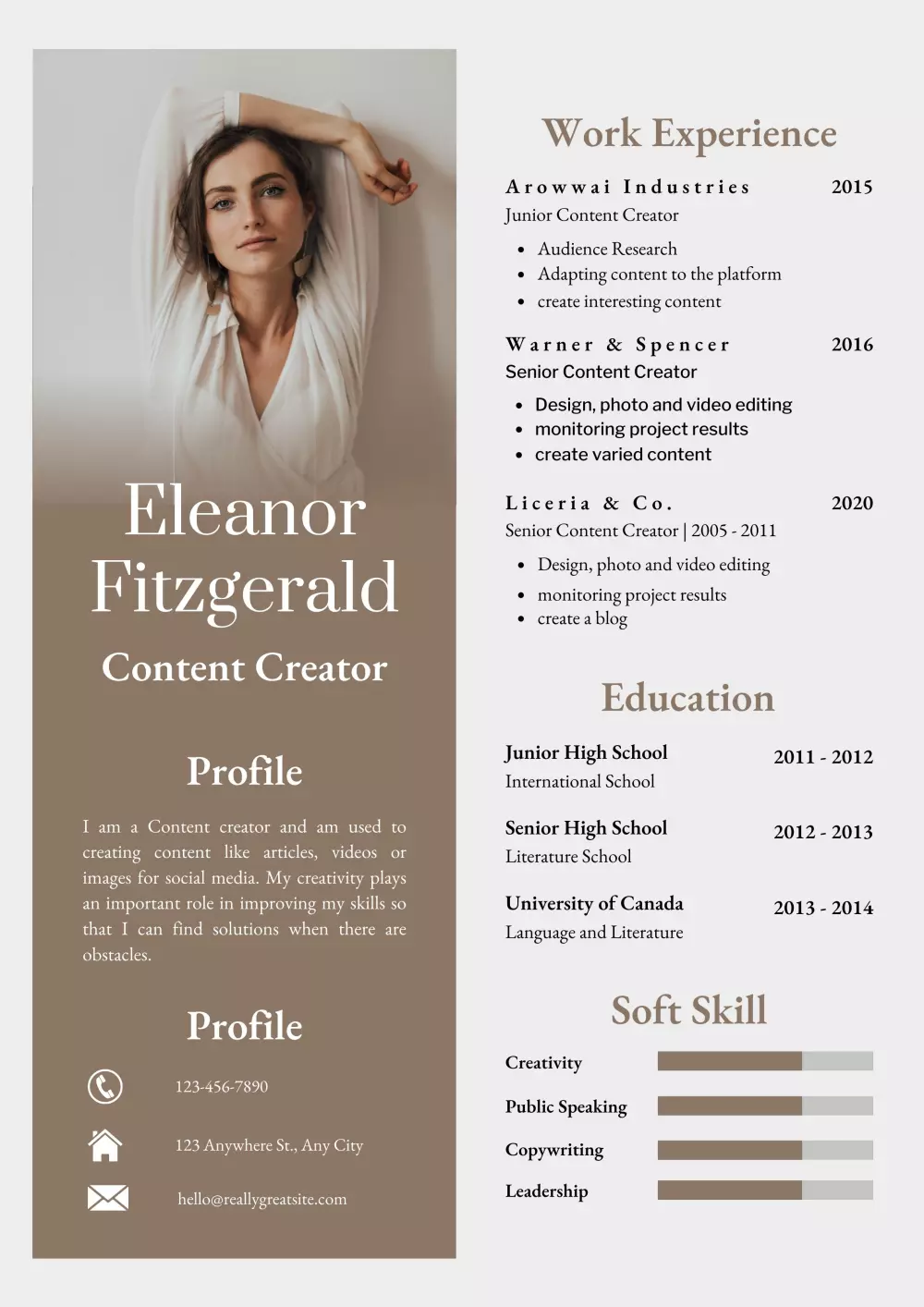 تصميم ( C.V ) سيرة ذاتية احترافية باللغه العربية والإنجليزية