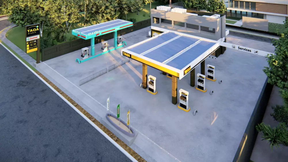 تصميمات 3D  محطات وقود .محطات بنزين