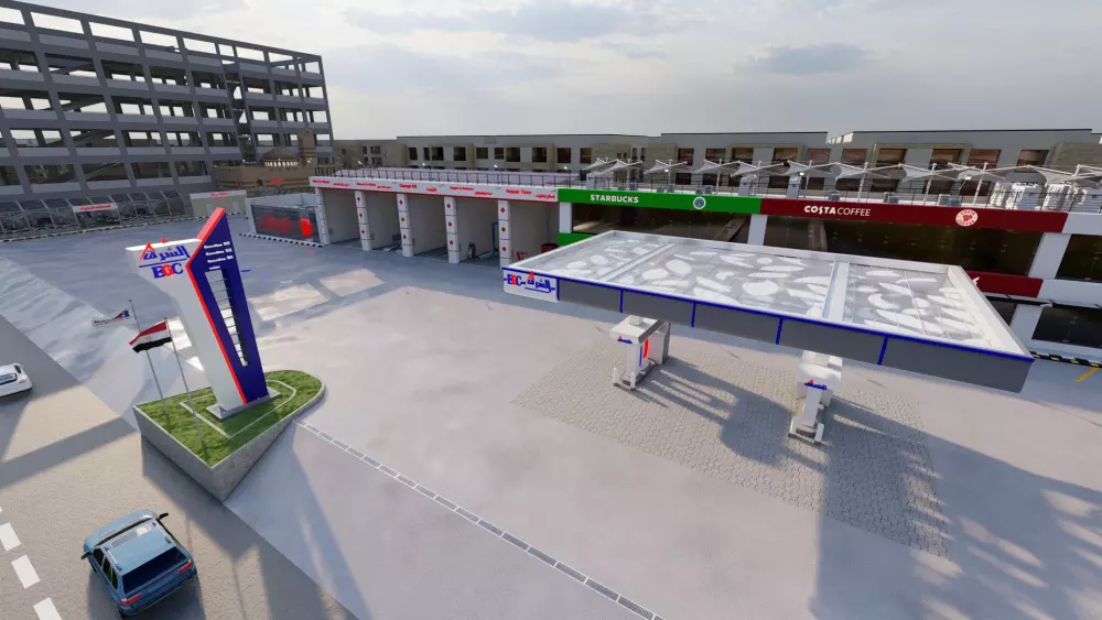 تصميمات 3D  محطات وقود .محطات بنزين