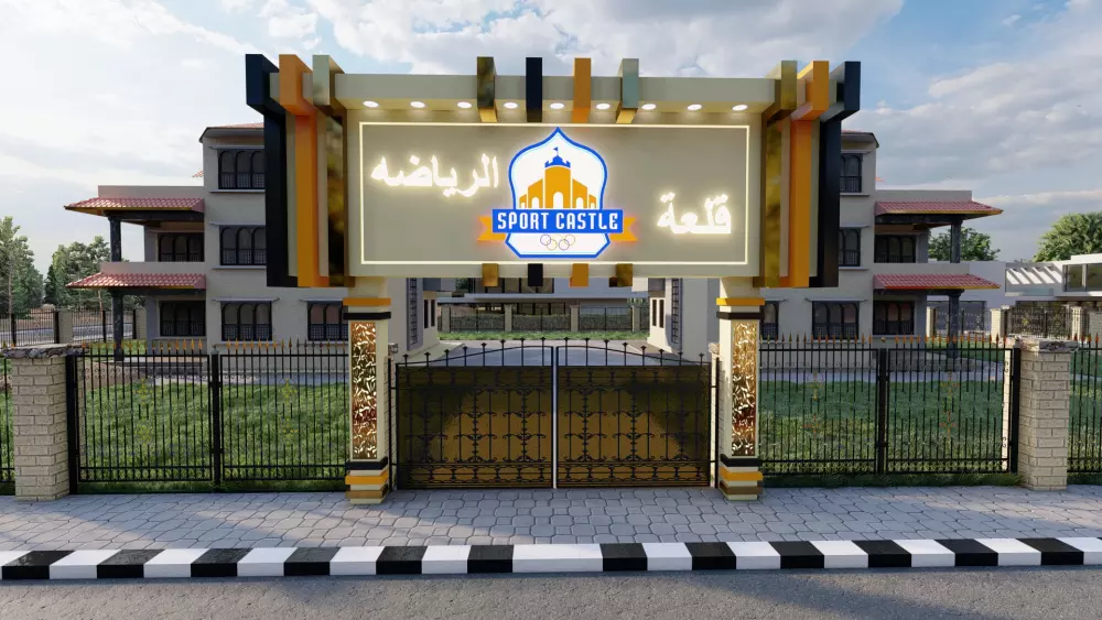 تصميمات 3D  واجهات كلادينج .محلات