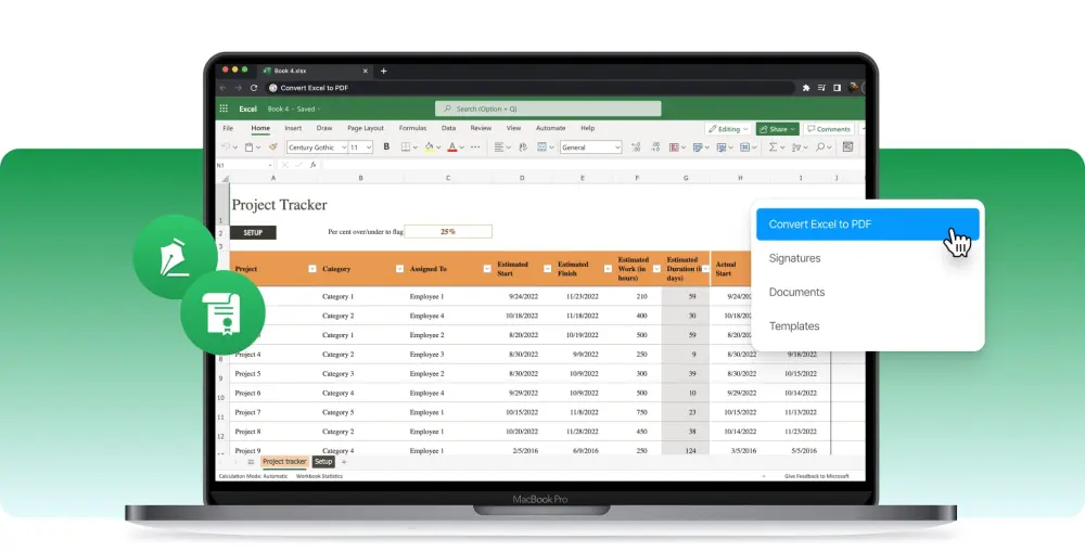 تحويل ملفات PDF إلى Word، Excel، و PowerPoint بدقة واحترافية