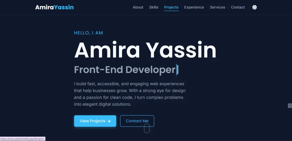 سأصمم وأبرمج موقع بورتفوليو احترافي ومتجاوب باستخدام HTML CSS JavaScript