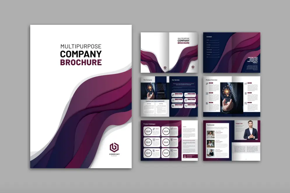 تصميم (Brochures) ومطويات إبداعية تجذب عملائك وتعزز مبيعاتك (Brochure) احترافي.