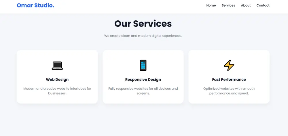 تصميم Landing Page احترافية ومتجاوبة باستخدام HTML CSS JavaScript