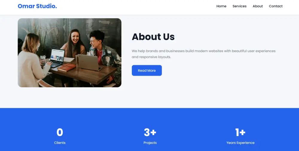 تصميم Landing Page احترافية ومتجاوبة باستخدام HTML CSS JavaScript